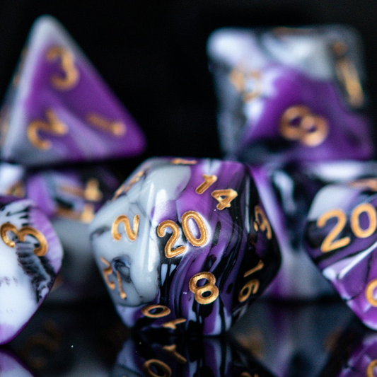 Visions of Nightmares Acrylic Dice Set