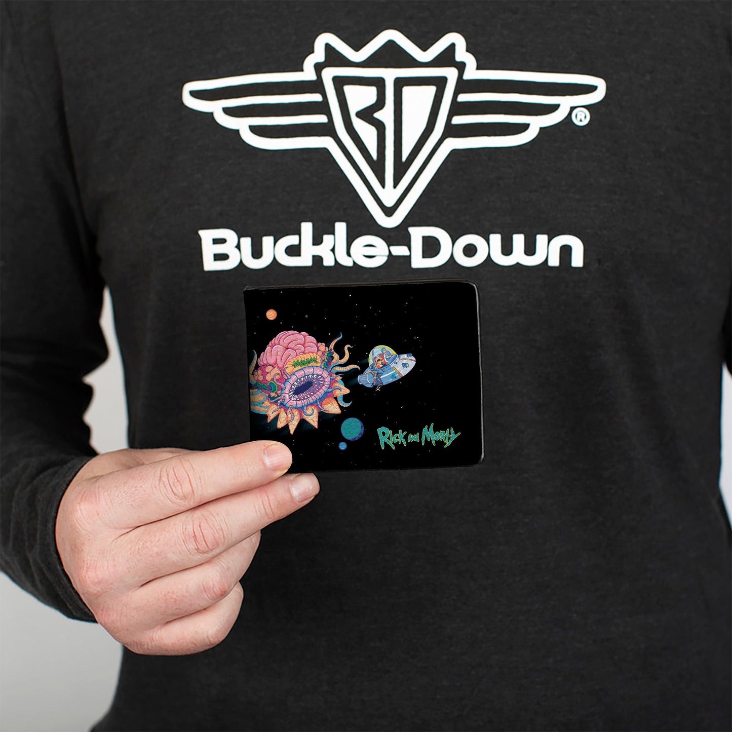 Bi-Fold Wallet - RICK AND MORTY Space Cruiser Escape Scene