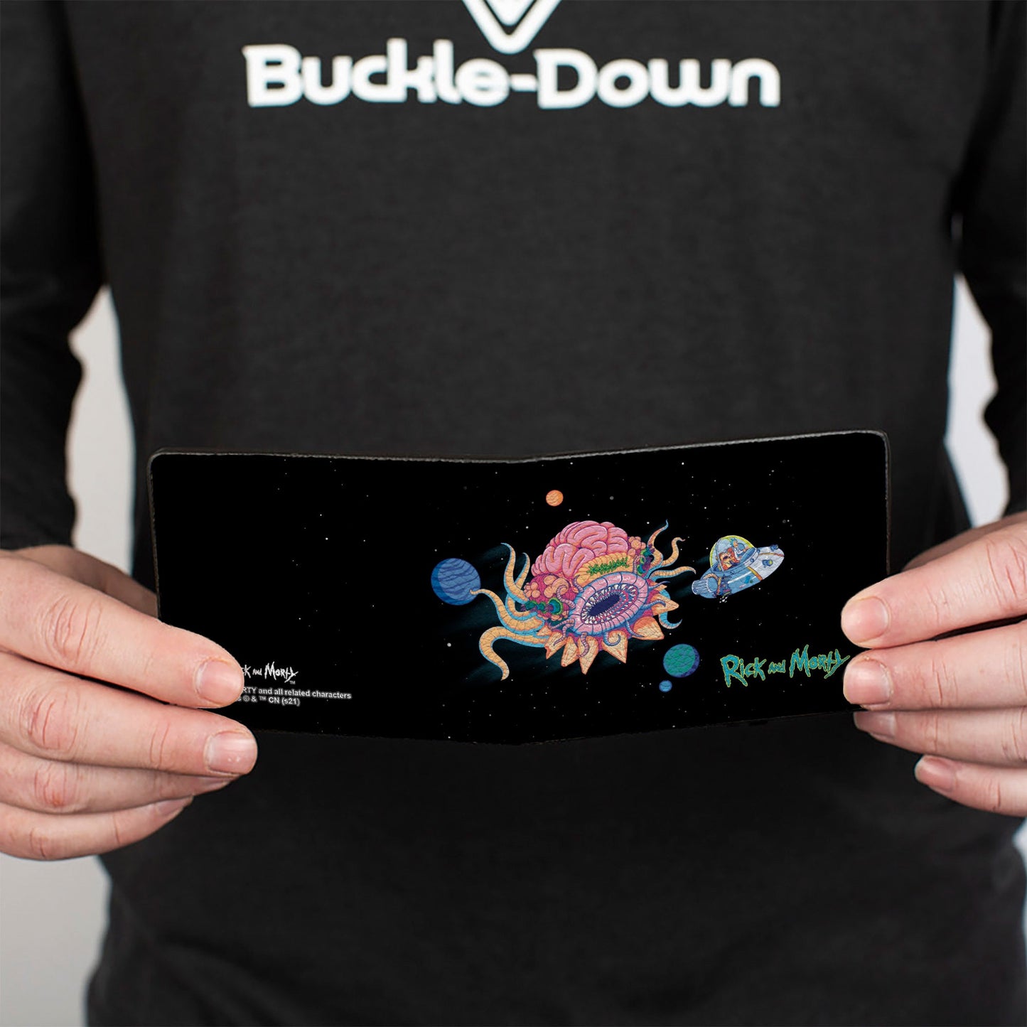 Bi-Fold Wallet - RICK AND MORTY Space Cruiser Escape Scene