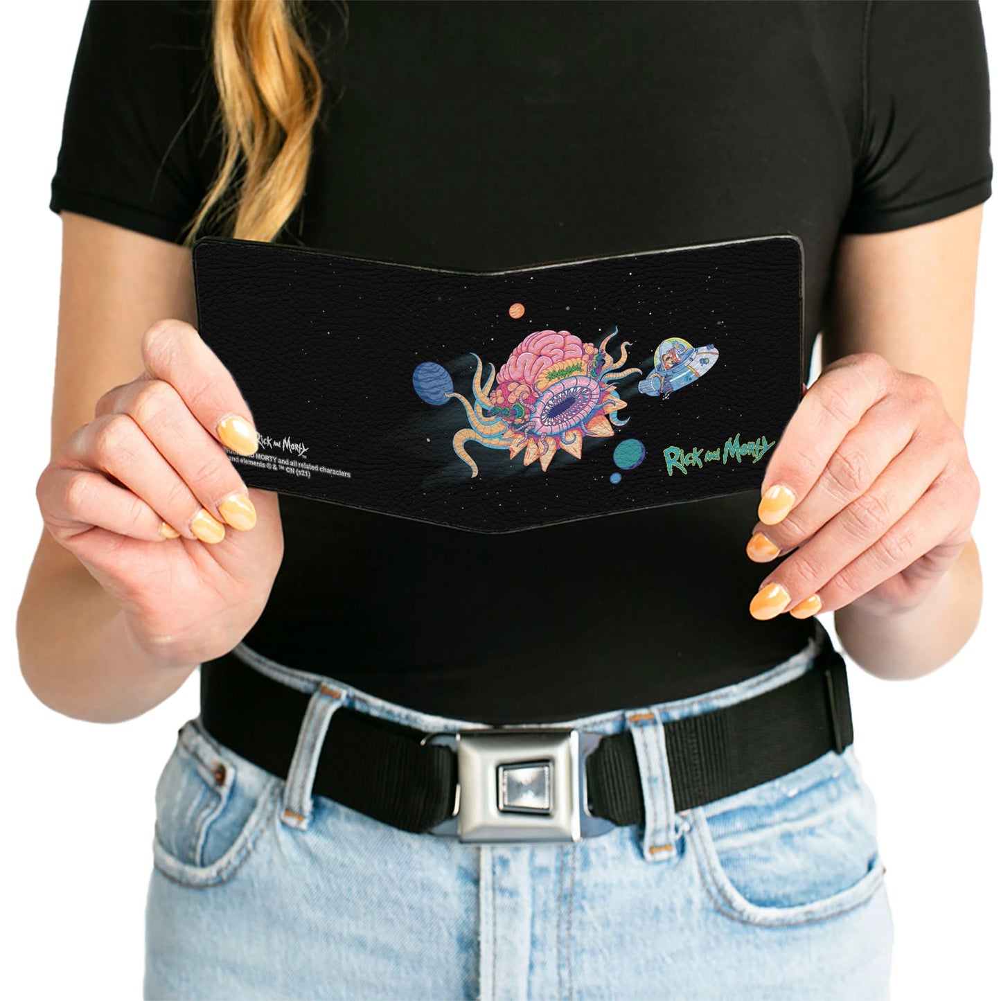 Bi-Fold Wallet - RICK AND MORTY Space Cruiser Escape Scene