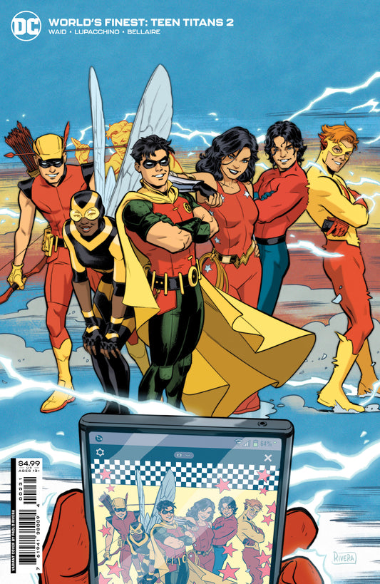 Worlds Finest Teen Titans #2 (Of 6) C Paolo Rivera Card Stock Variant (08/08/2023) Dc