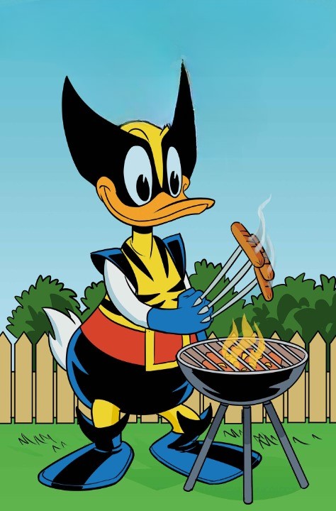 Marvel & Disney What If...? Donald Duck Became Wolverine #1 Cover Set Of 6 (07/31/2024) Marvel