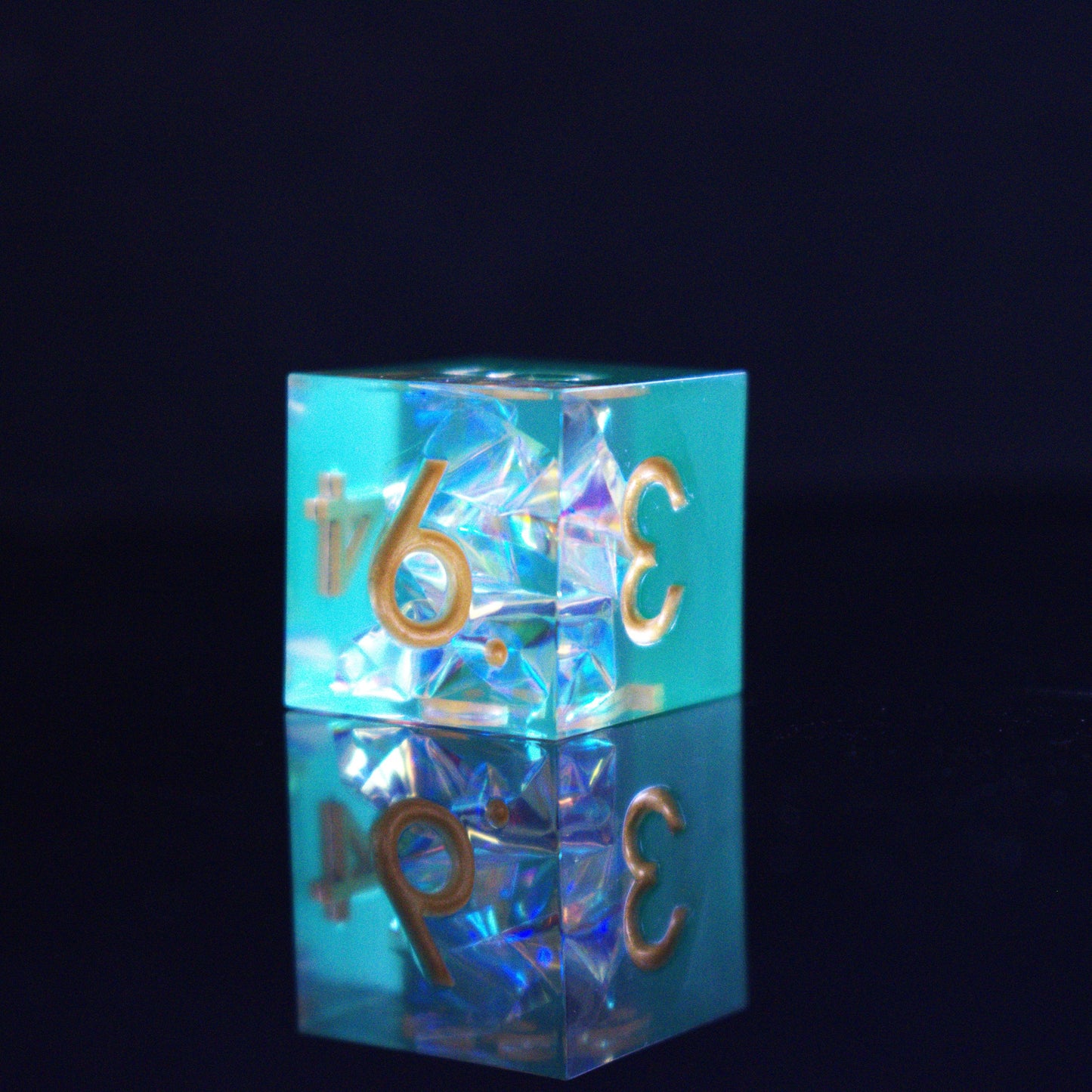 Witch Bolt Sharp-Edged Resin Dice Set