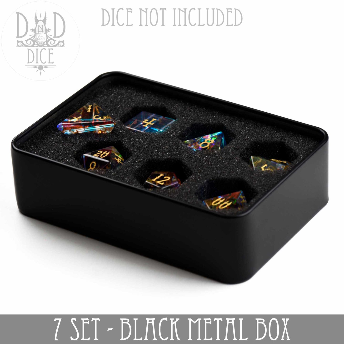 Metal Gift Box - 7 Dice Set