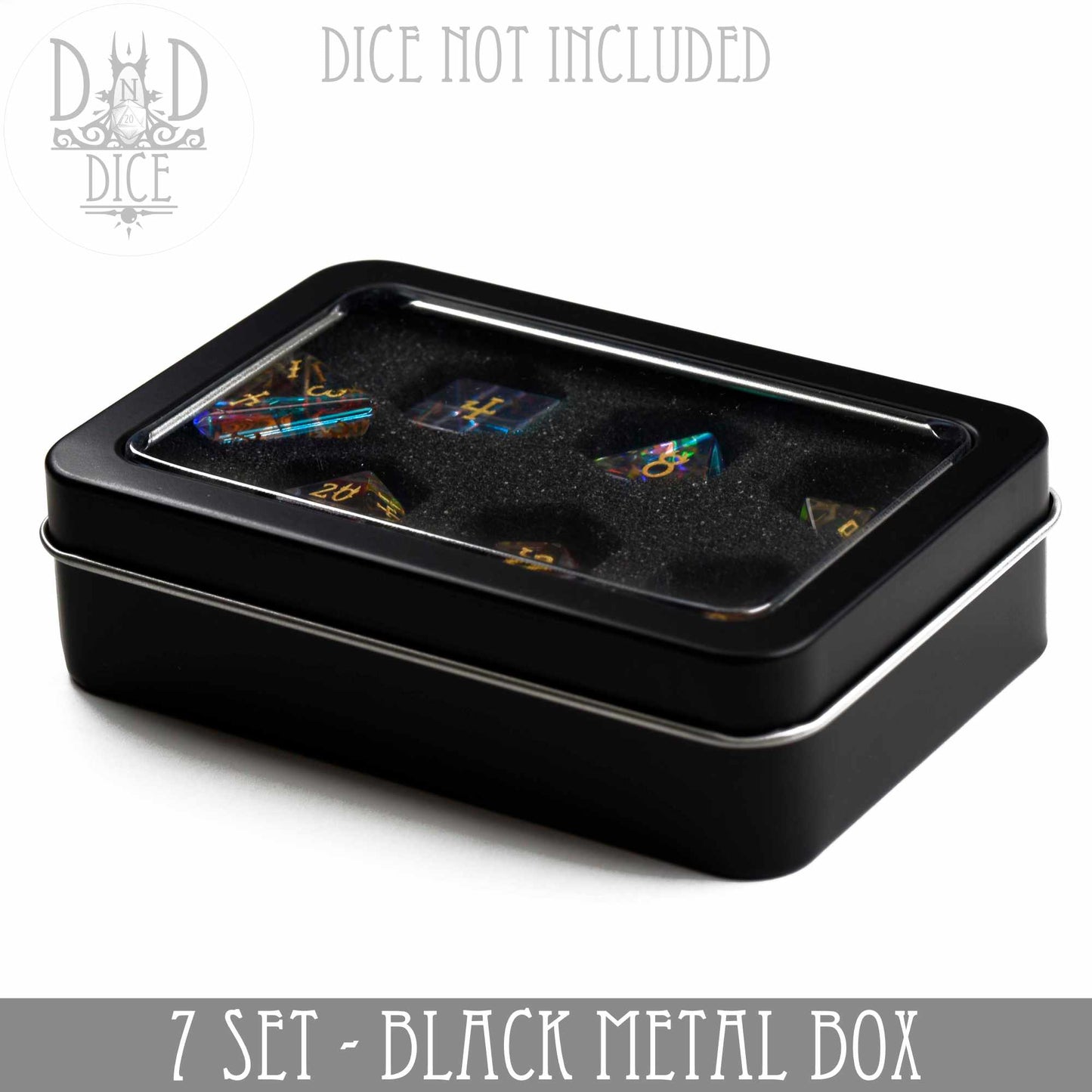 Metal Gift Box - 7 Dice Set