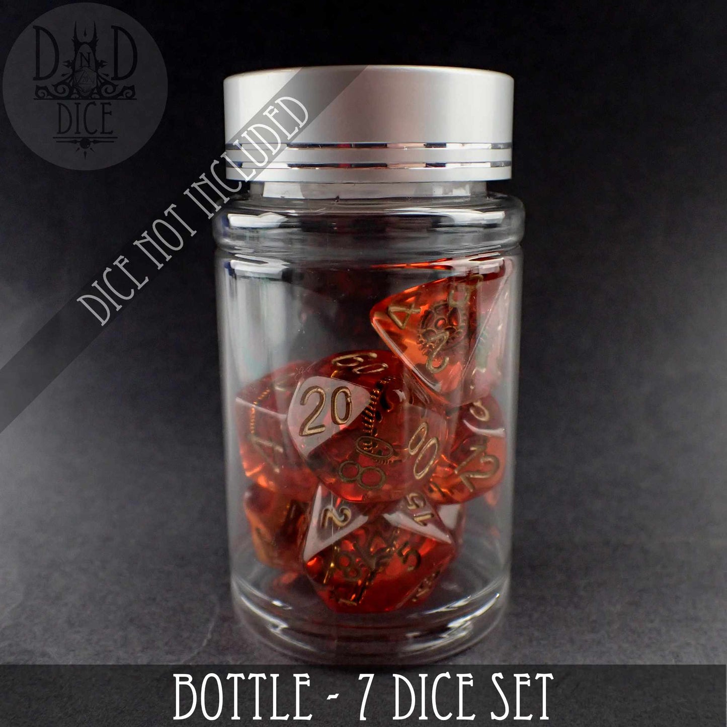 Display Bottle - 7 & 11 Dice Sets