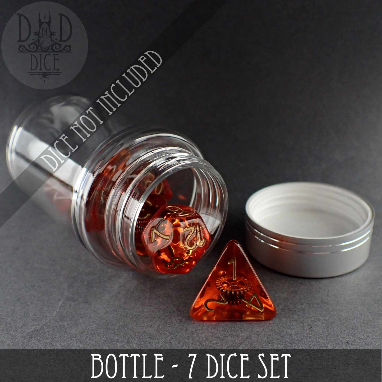 Display Bottle - 7 & 11 Dice Sets