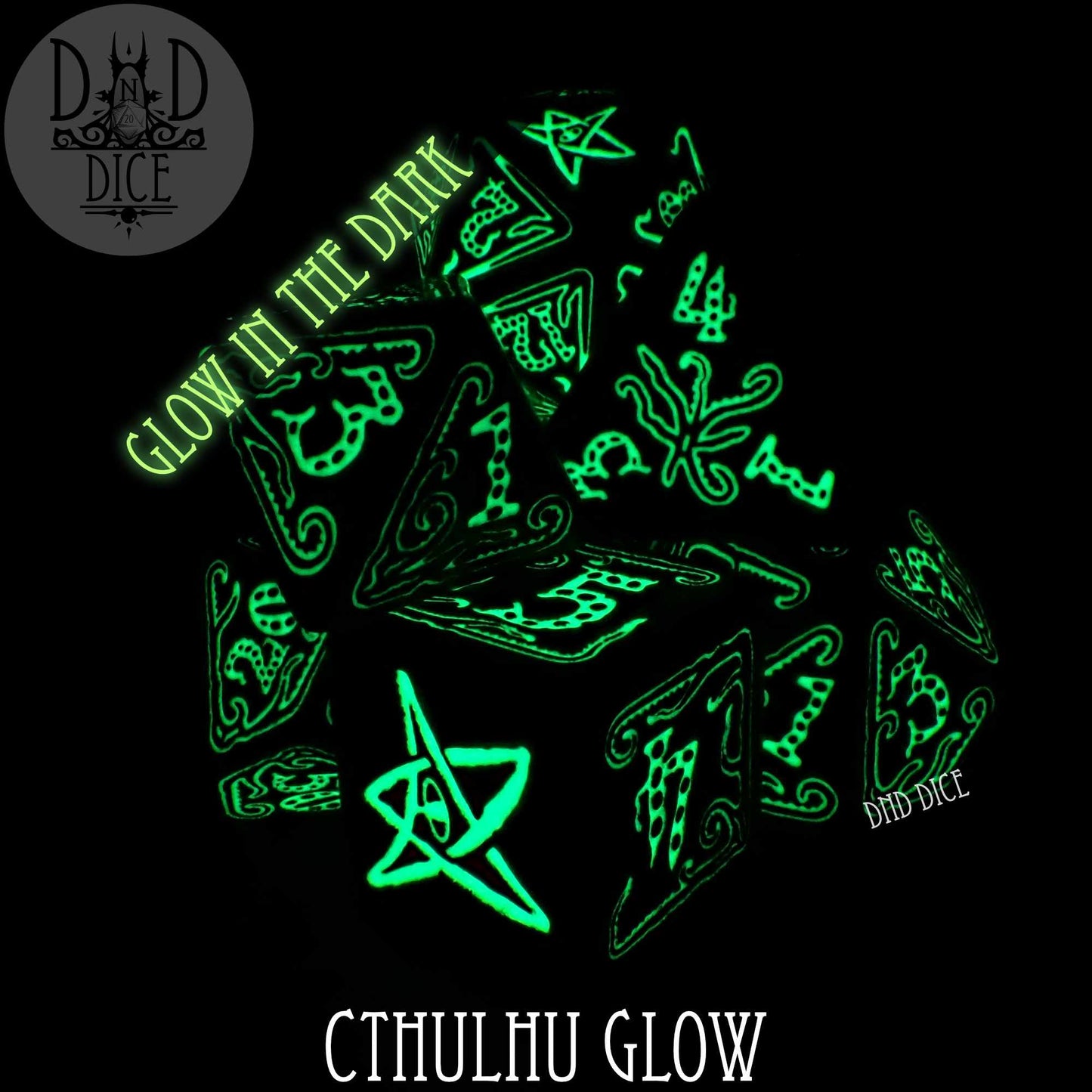 Call of Cthulhu Glow in the Dark Dice Set