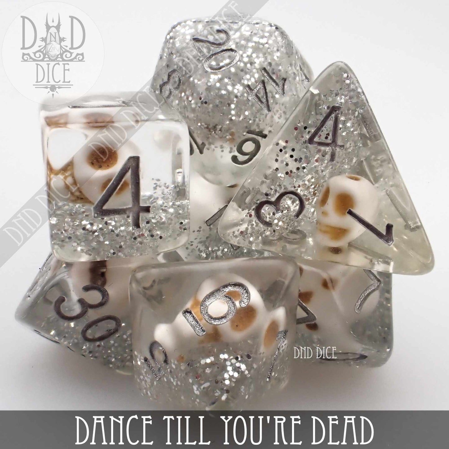 Dance Till You're Dead Dice Set