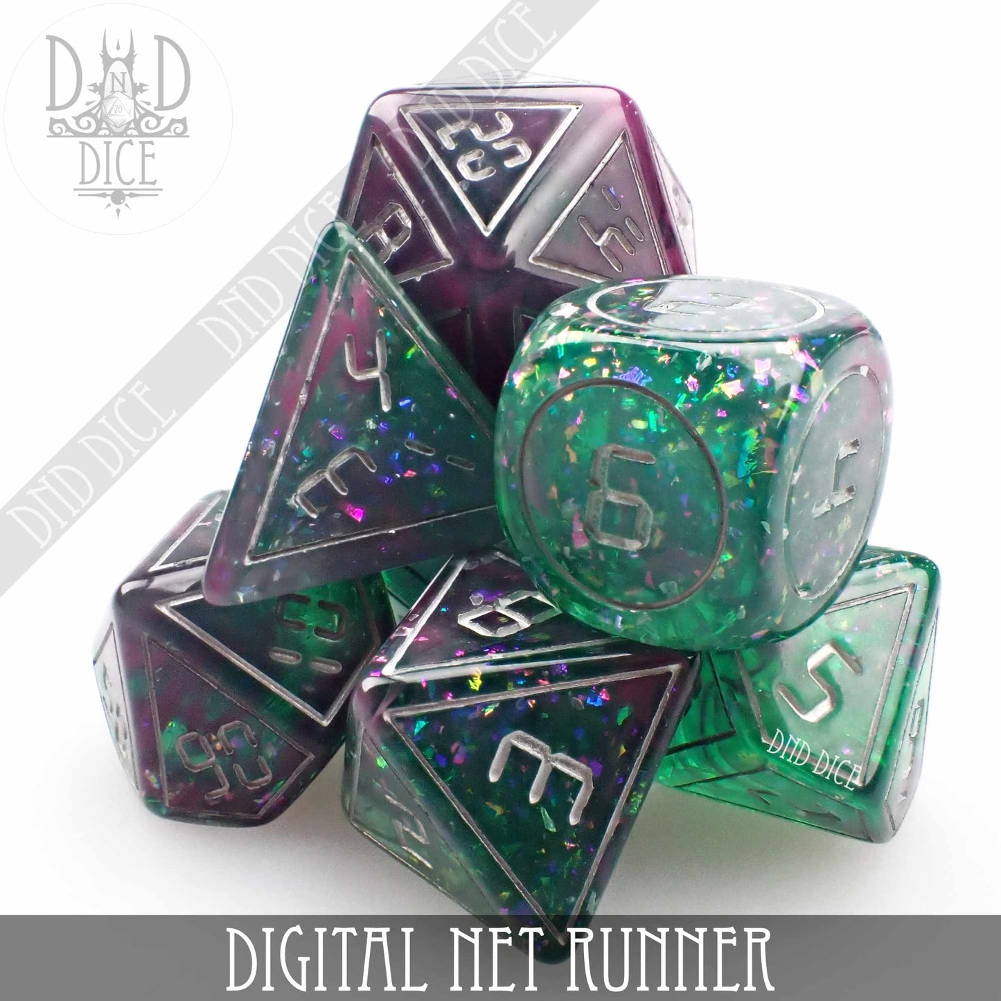 Digital Net Runner Dice Set