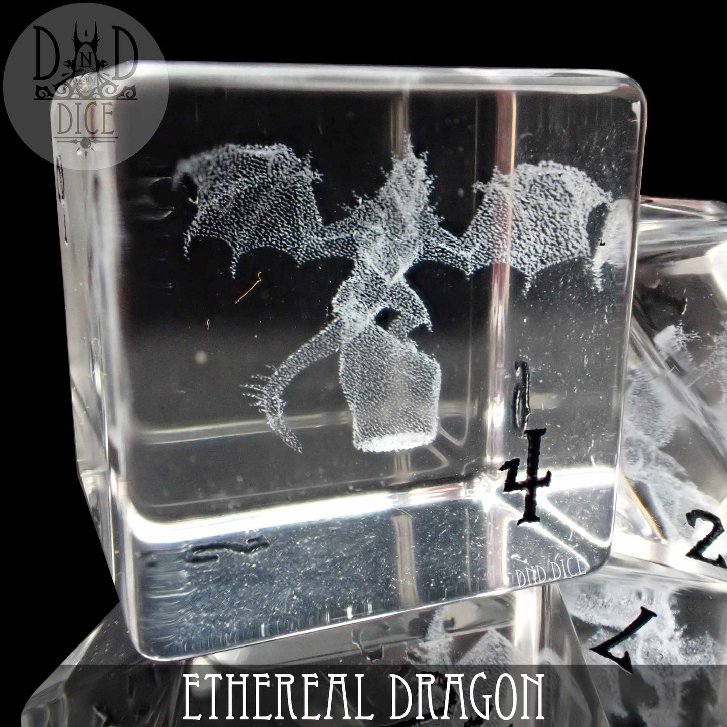 Ethereal Dragon Glass Dice Set (Gift Box)