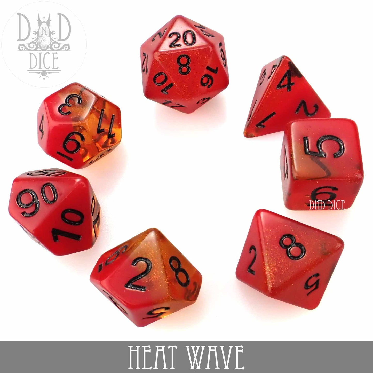 Heat Wave Dice Set