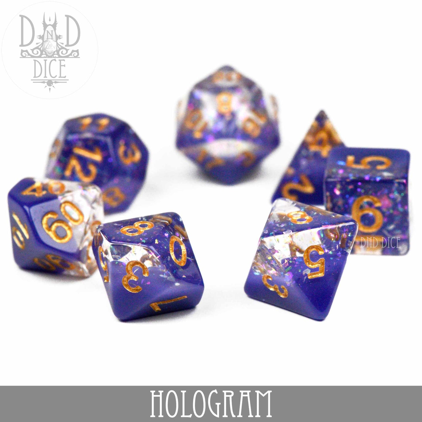 Hologram Dice Set