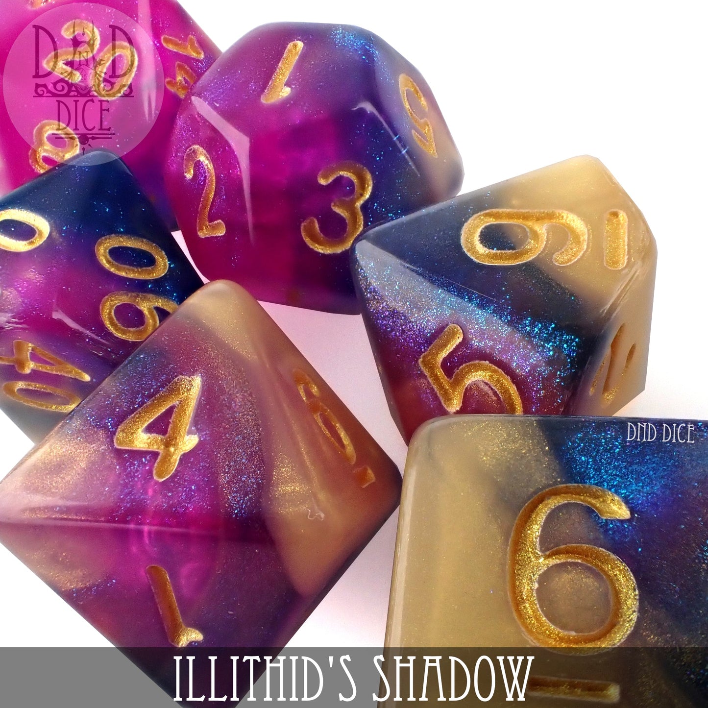 Illithid's Shadow Dice Set