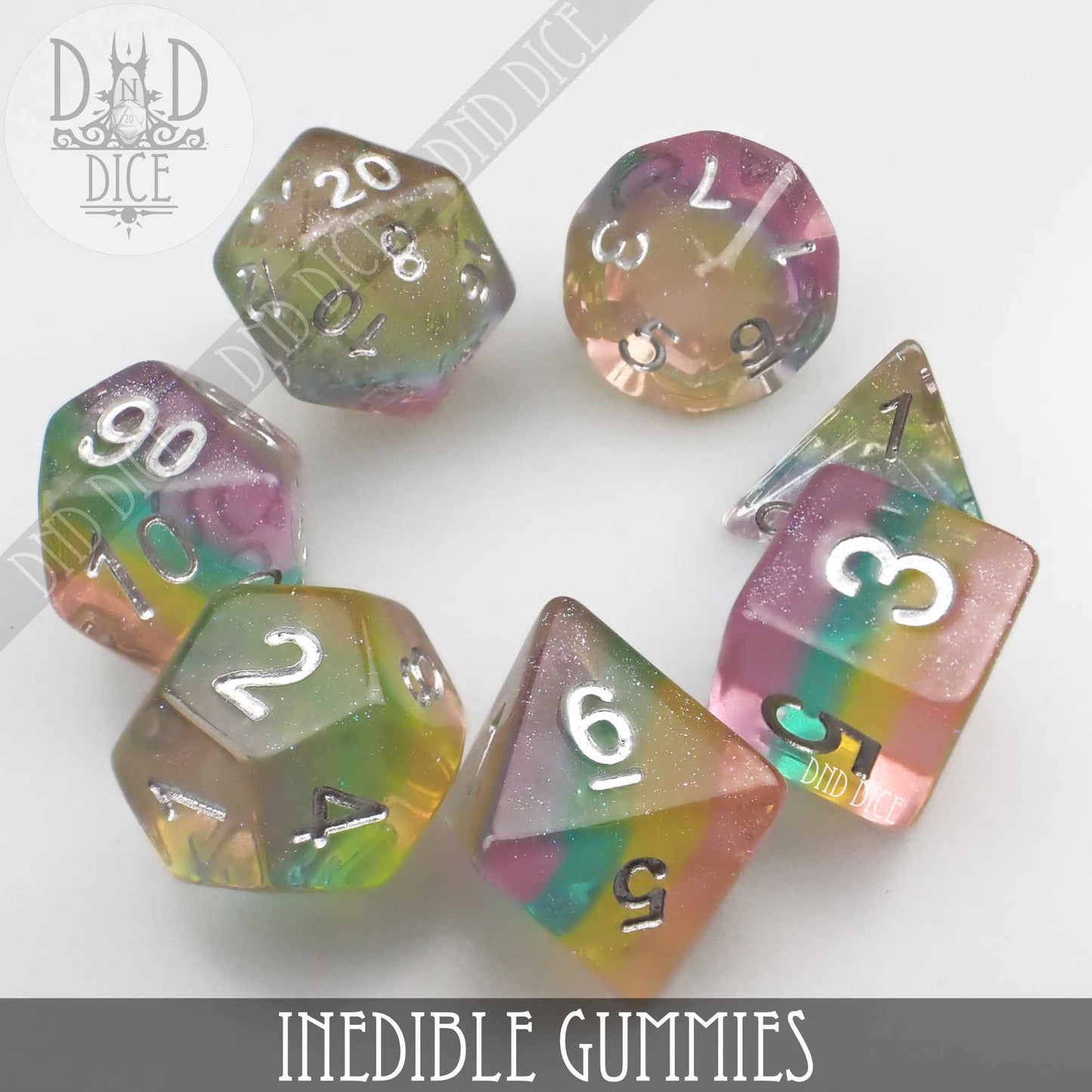 Inedible Gummies Dice Set