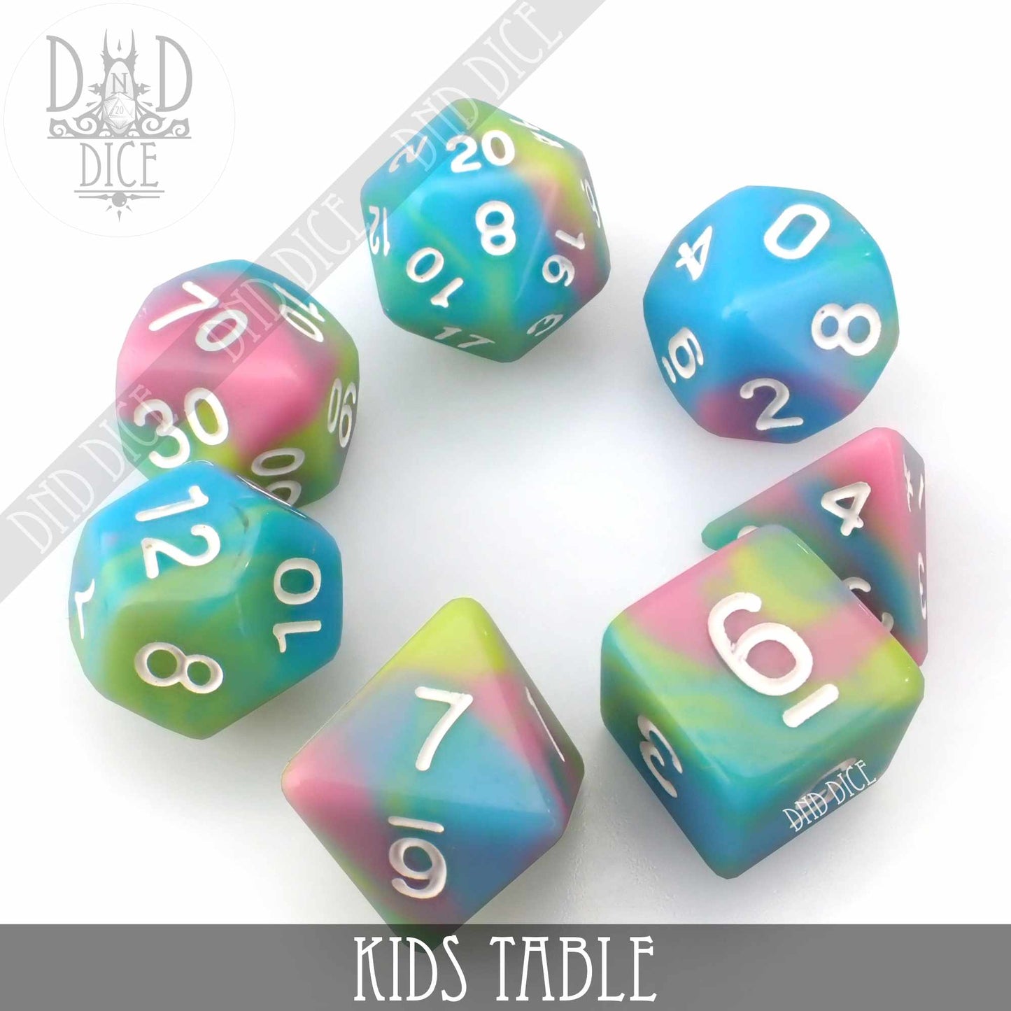 Kids Table Dice Set