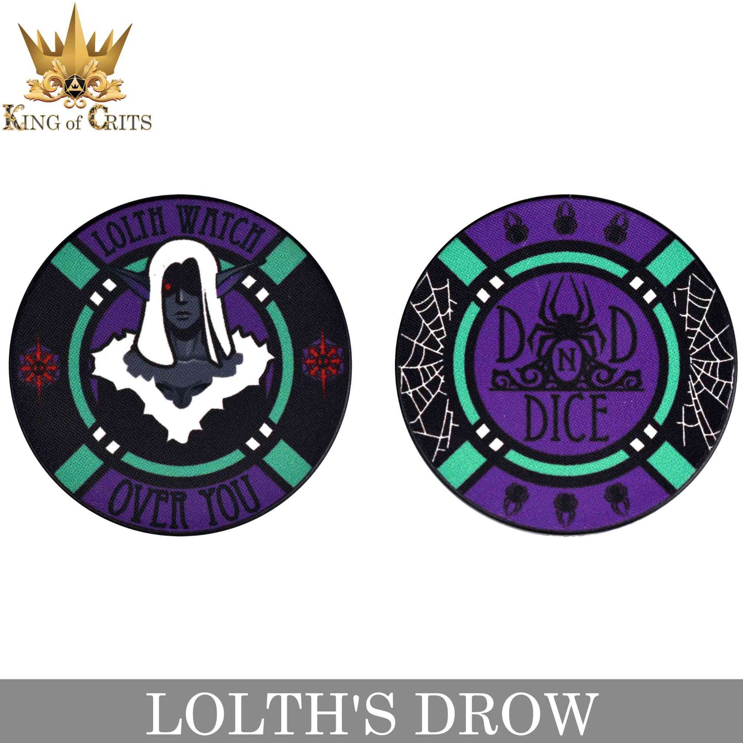 Lolth's Drow 11 Dice Set