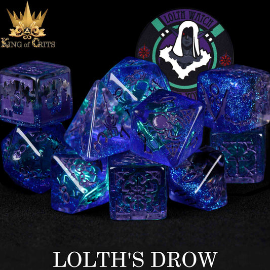 Lolth's Drow 11 Dice Set