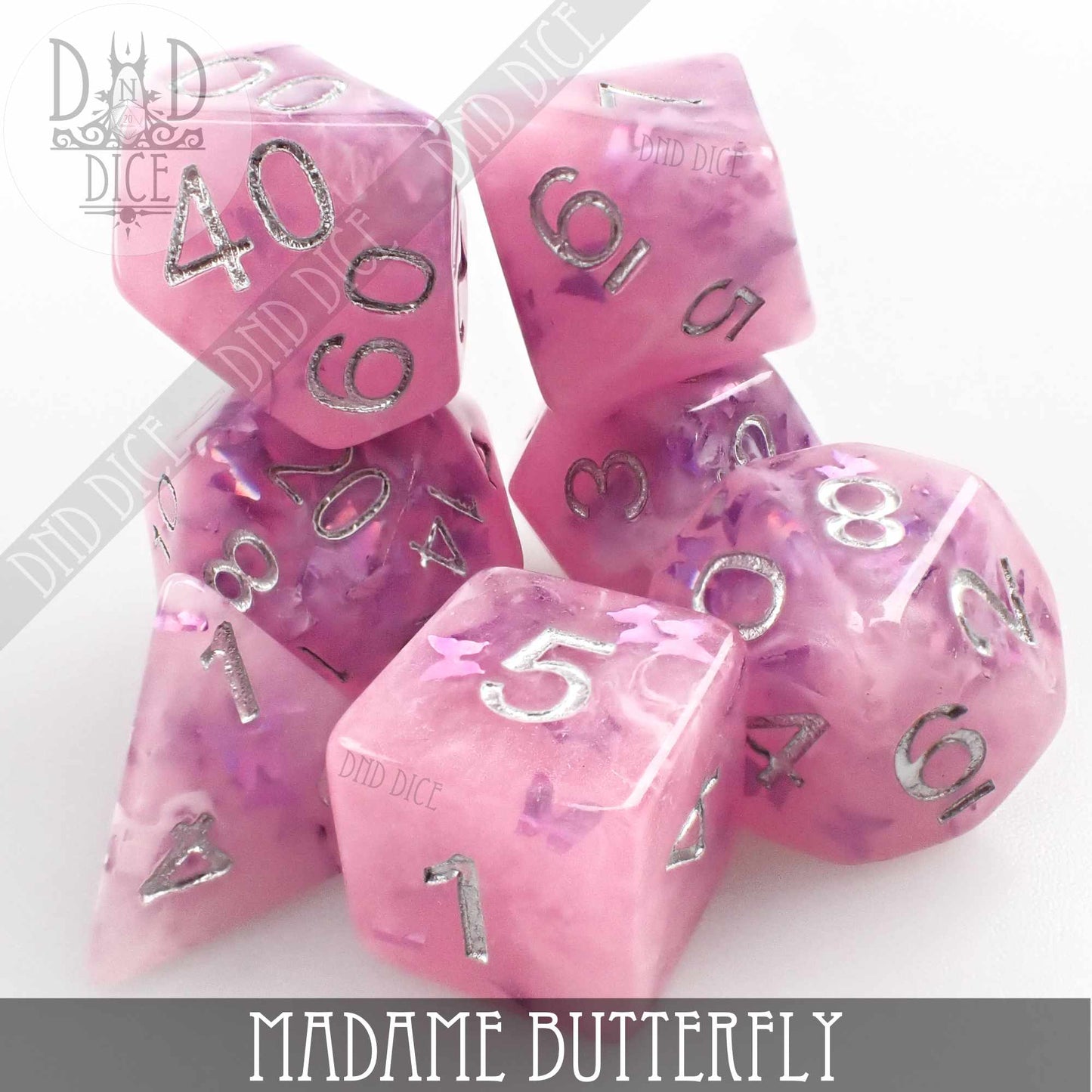 Madame Butterfly Dice Set