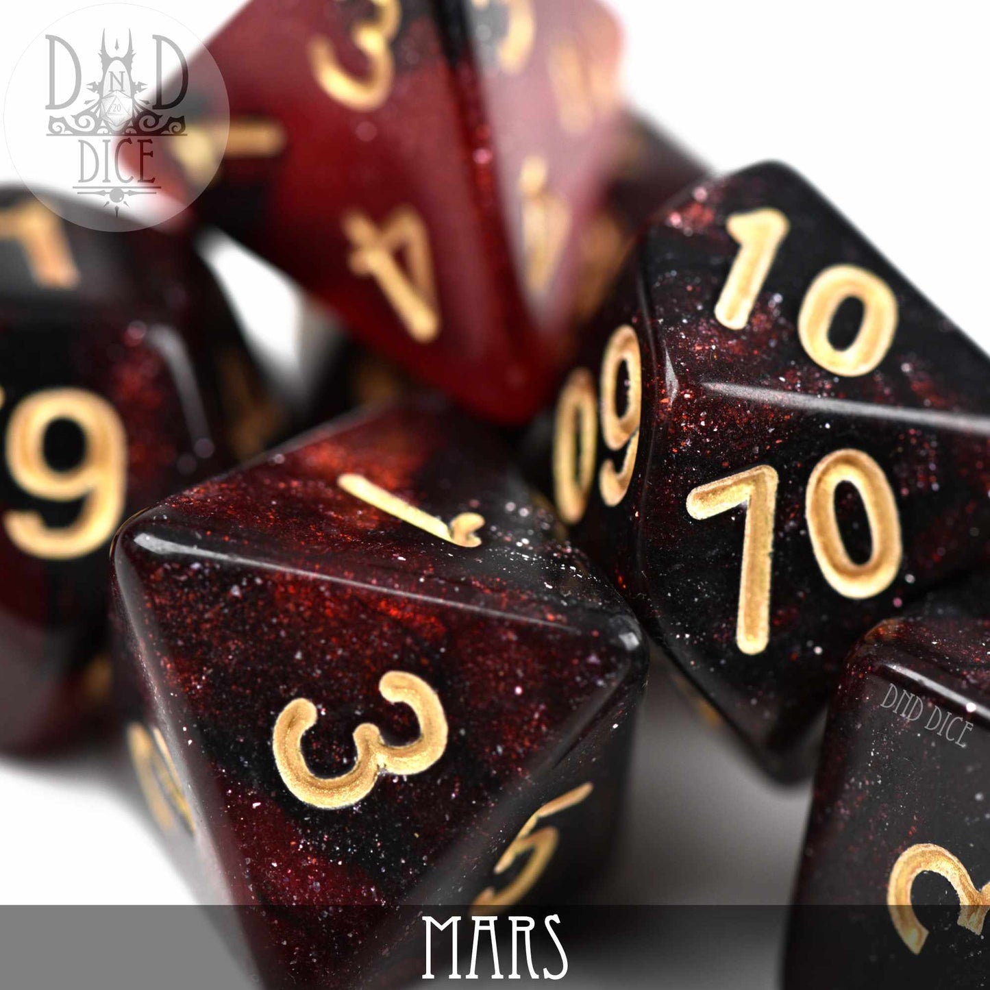 Mars Galaxy 7 or 11 Dice Set