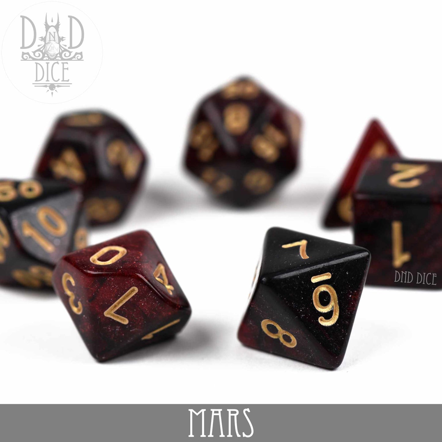 Mars Galaxy 7 or 11 Dice Set