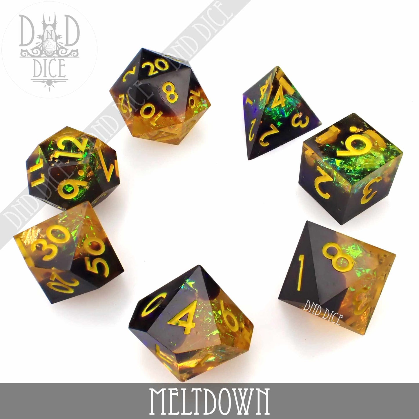 Meltdown Handmade Dice Set