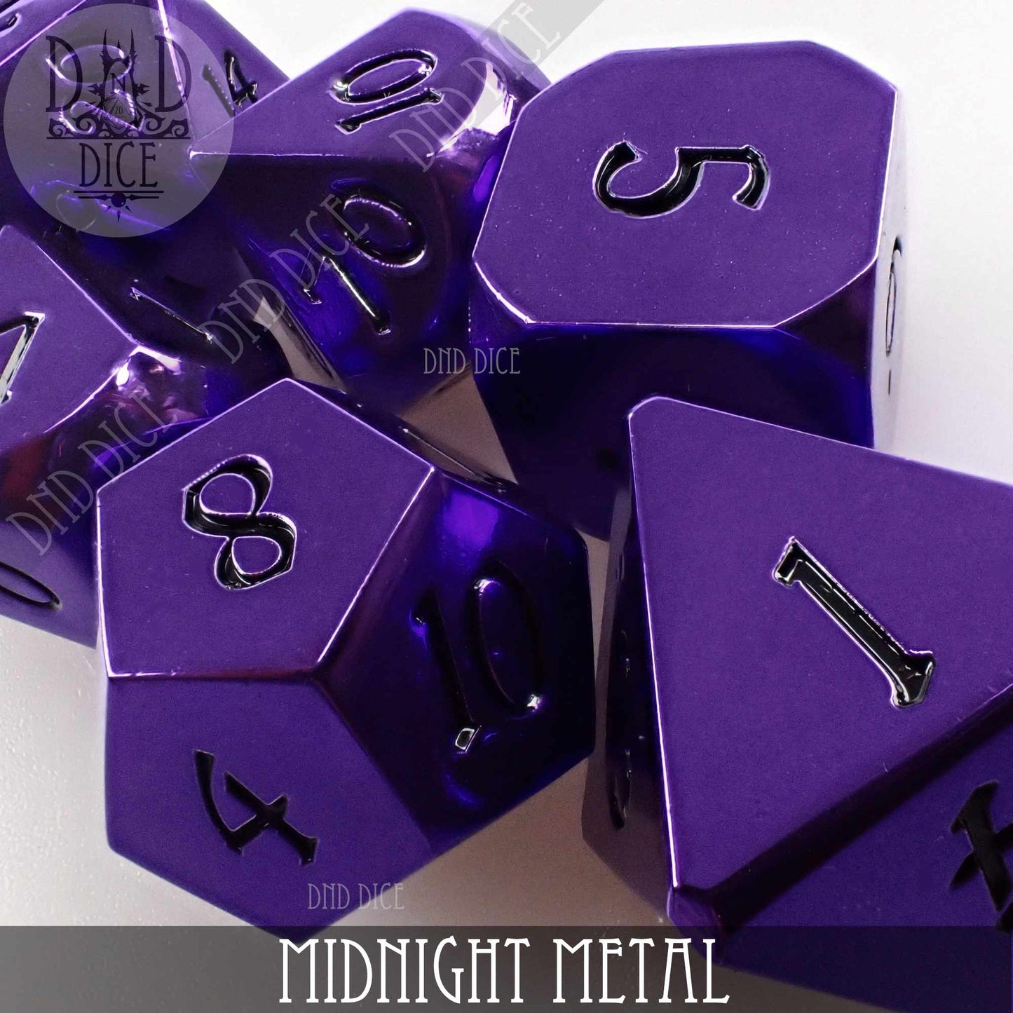 Midnight Metal Dice Set