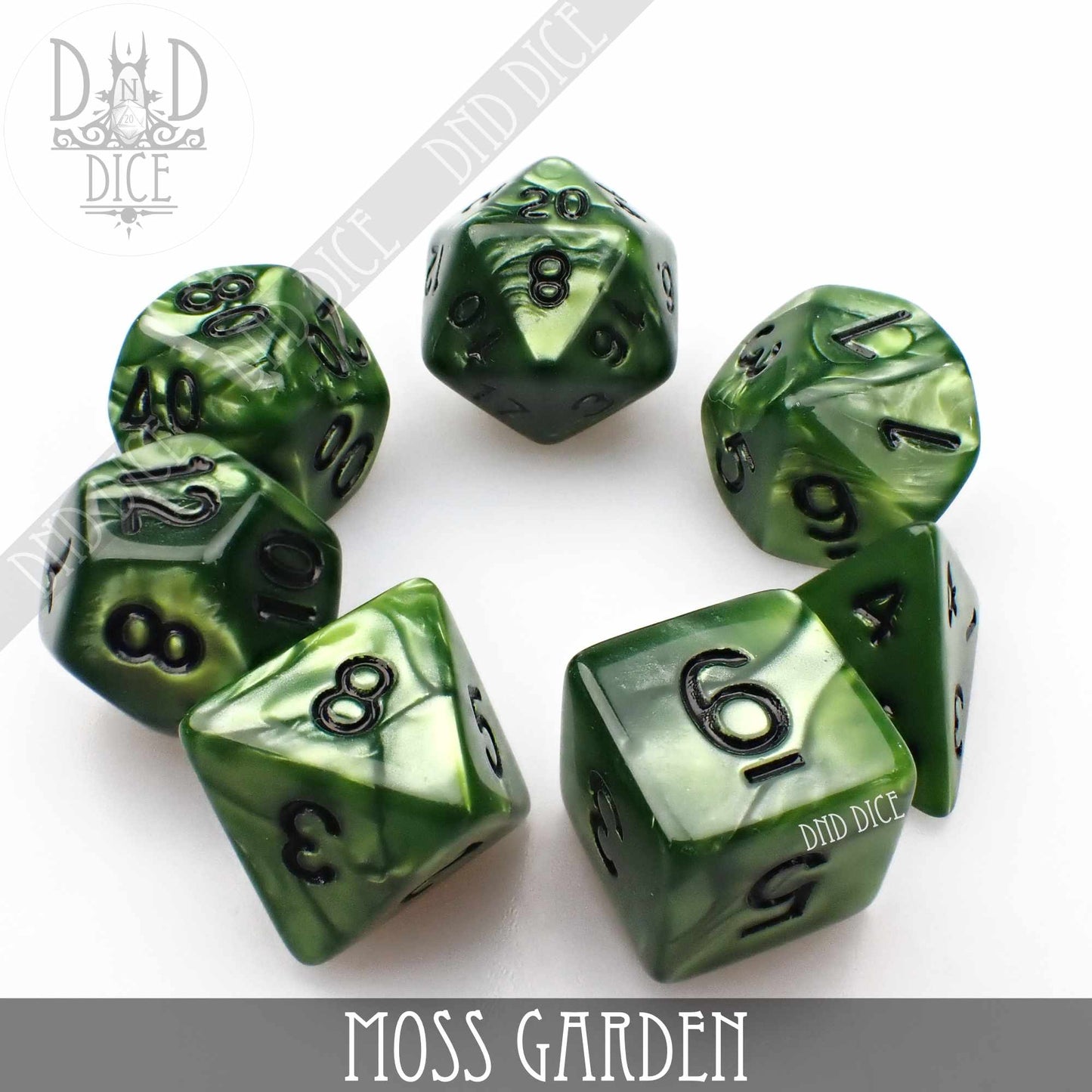 Moss Garden Dice Set