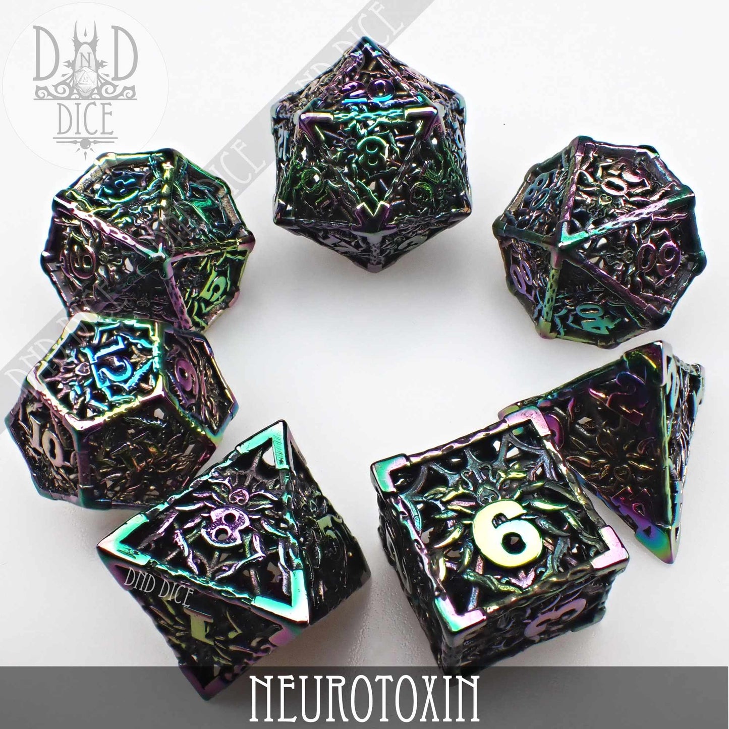 Neurotoxin Metal Dice Set (Gift Box)