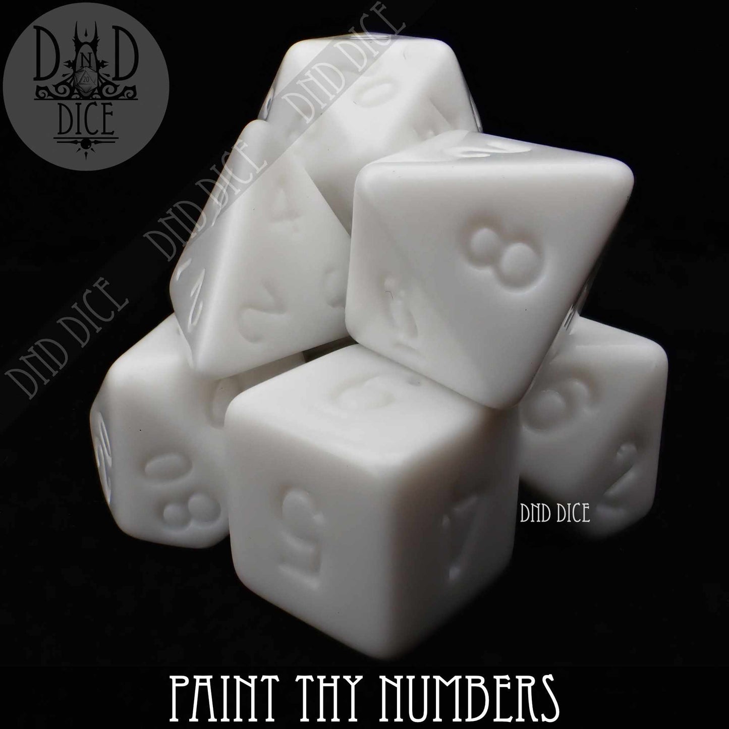 Paint Thy Numbers Dice Set