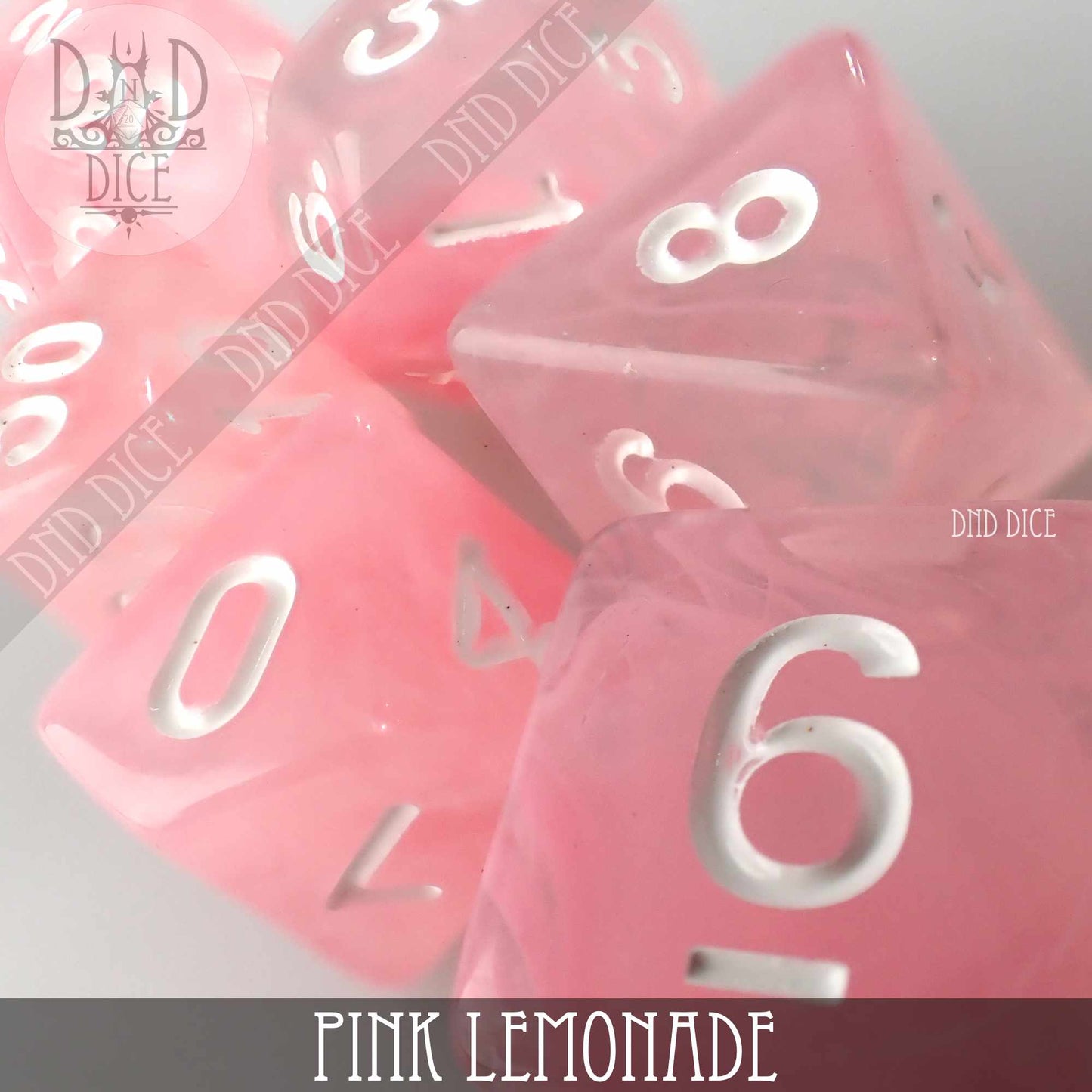 Pink Lemonade Dice Set