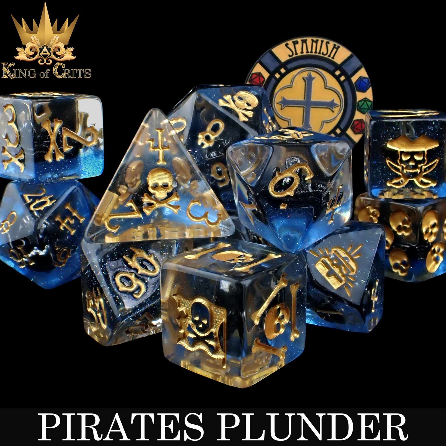 Pirates Plunder 11 Dice Set