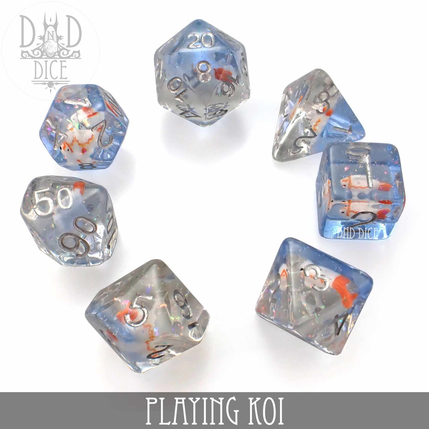 Playing Koi Dice Set