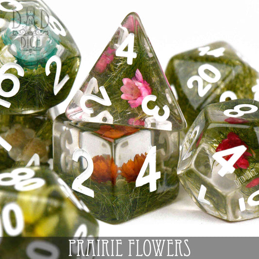 Prairie Flowers Dice Set