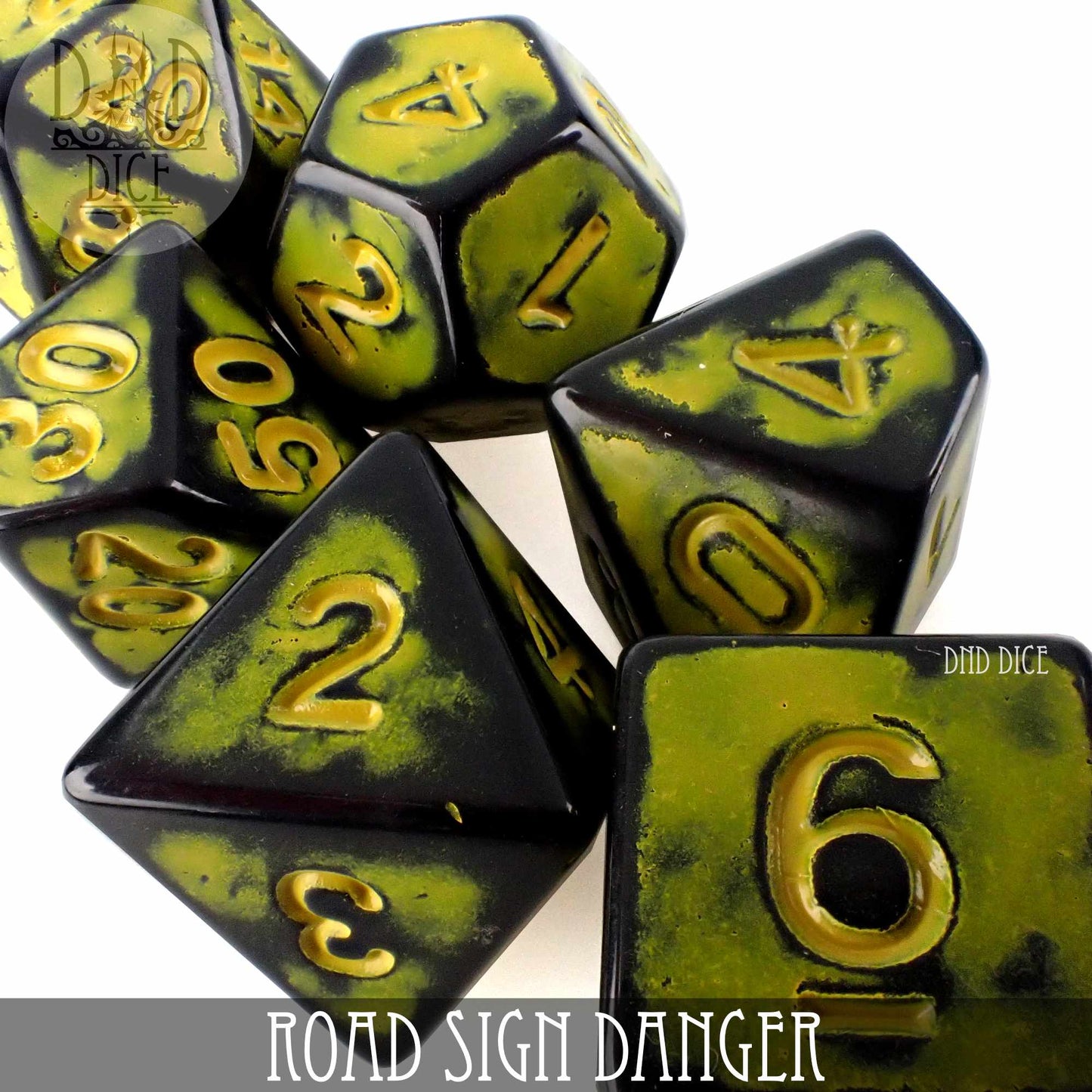 Road Sign Danger Dice Set