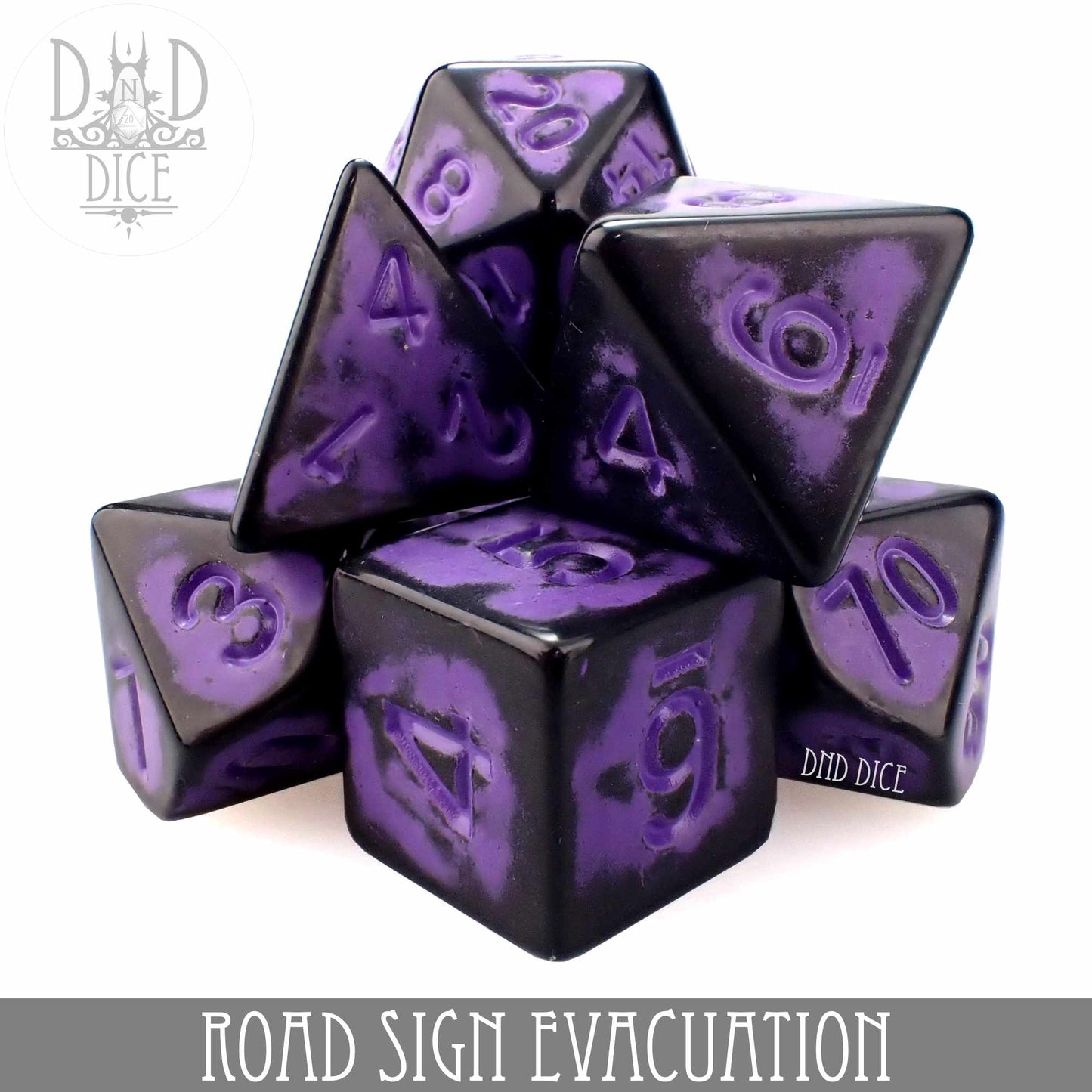 Road Sign Evacuation Dice Set