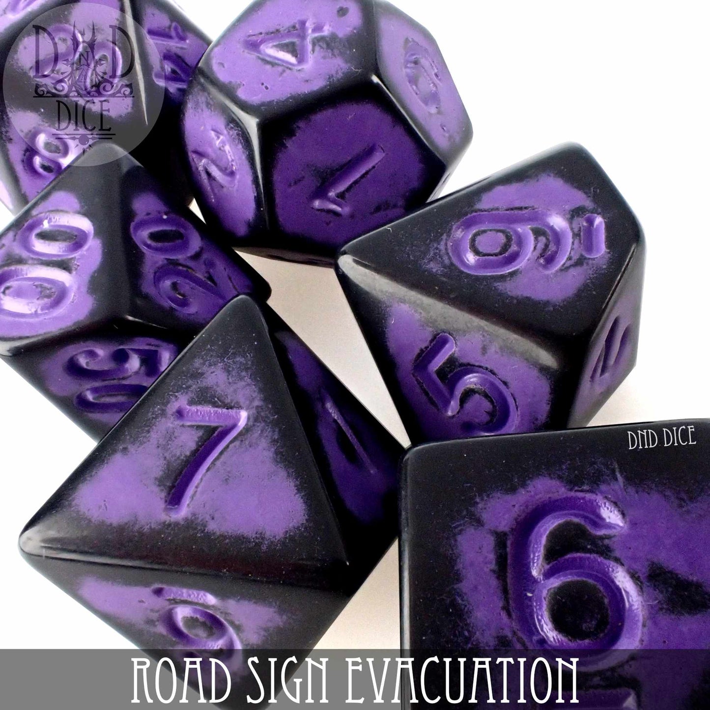 Road Sign Evacuation Dice Set