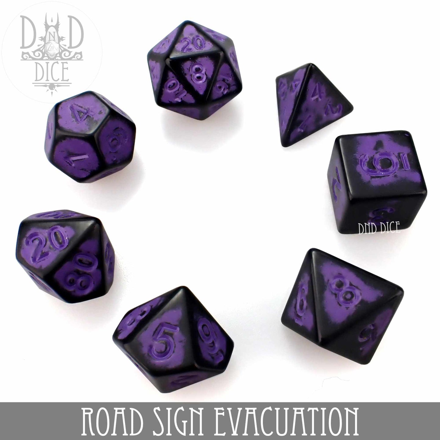 Road Sign Evacuation Dice Set