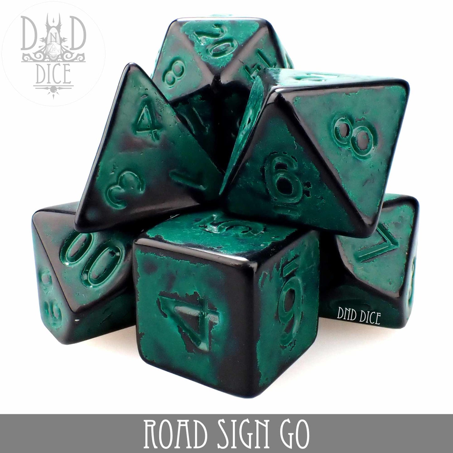 Road Sign Go Dice Set