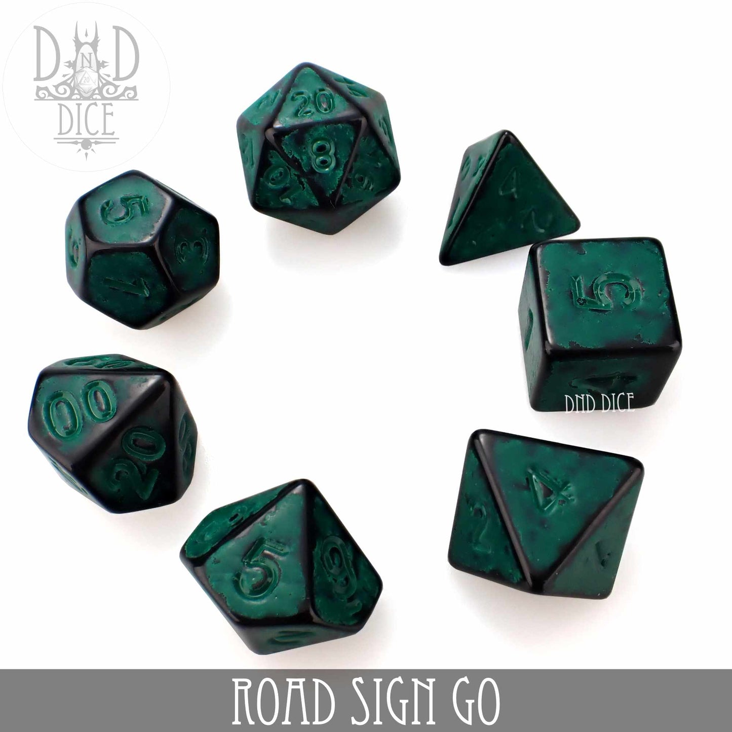 Road Sign Go Dice Set