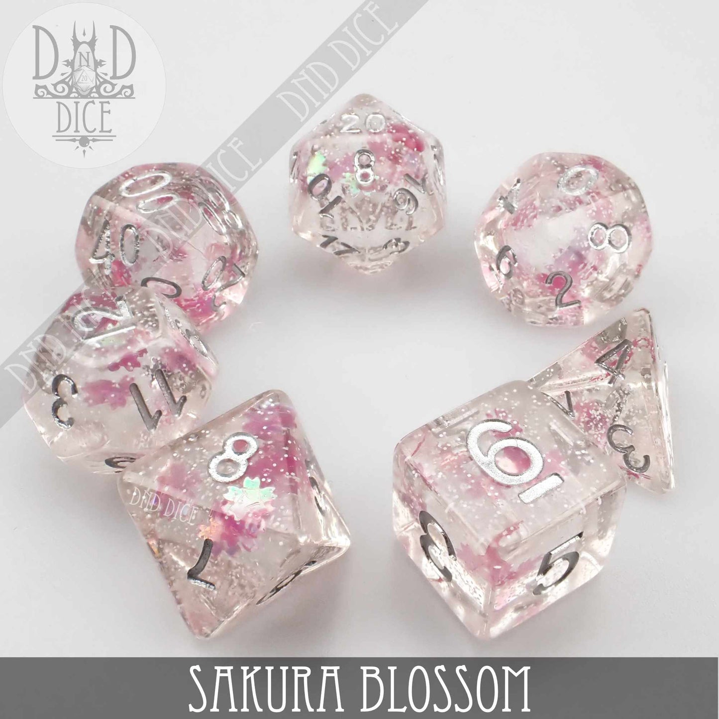 Sakura Blossom Dice Set