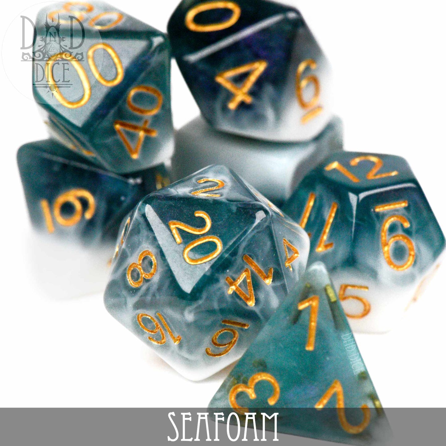 Seafoam Dice Set