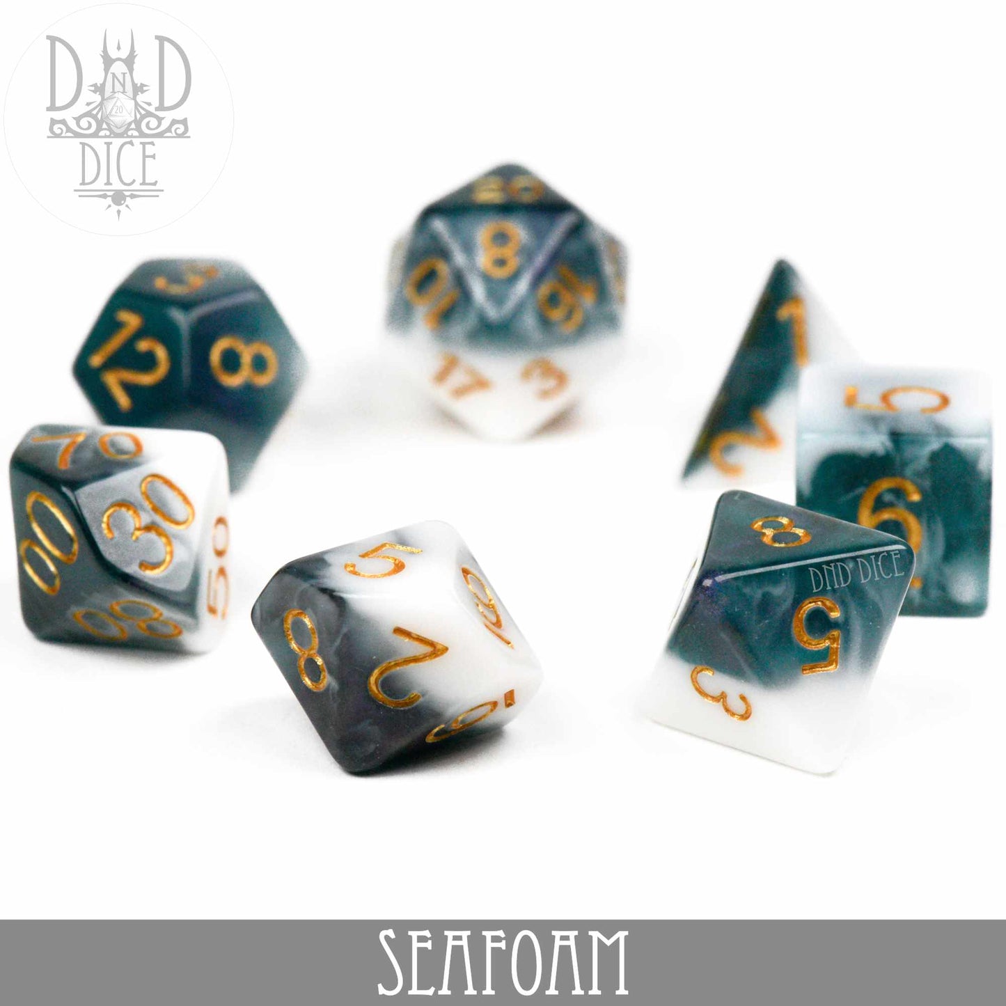 Seafoam Dice Set