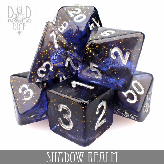 Shadow Realm Glitter Dice Set