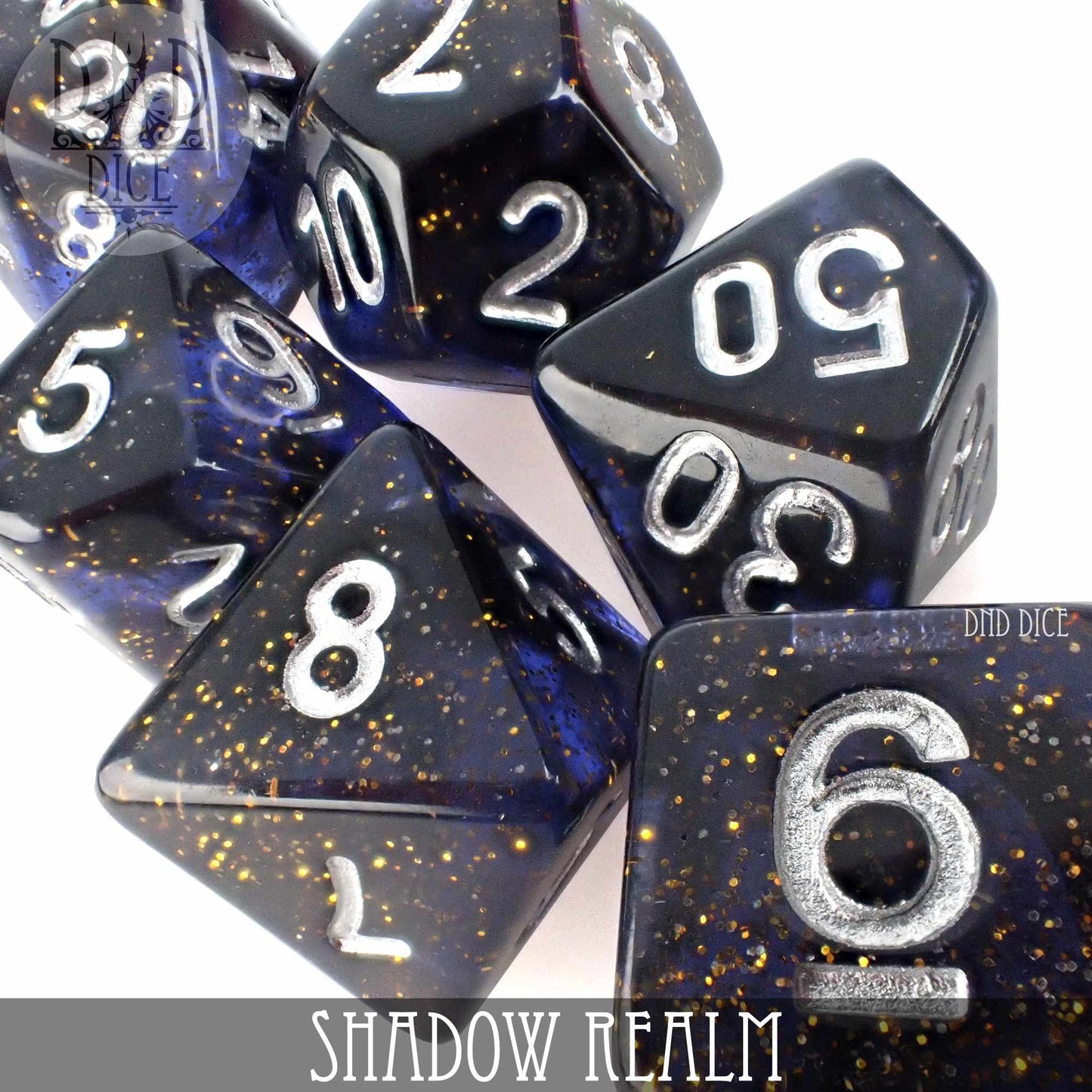 Shadow Realm Glitter Dice Set