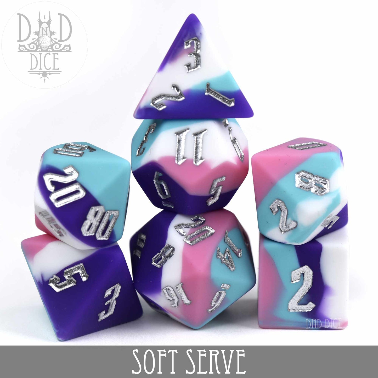 Soft Serve Silicone Dice Set