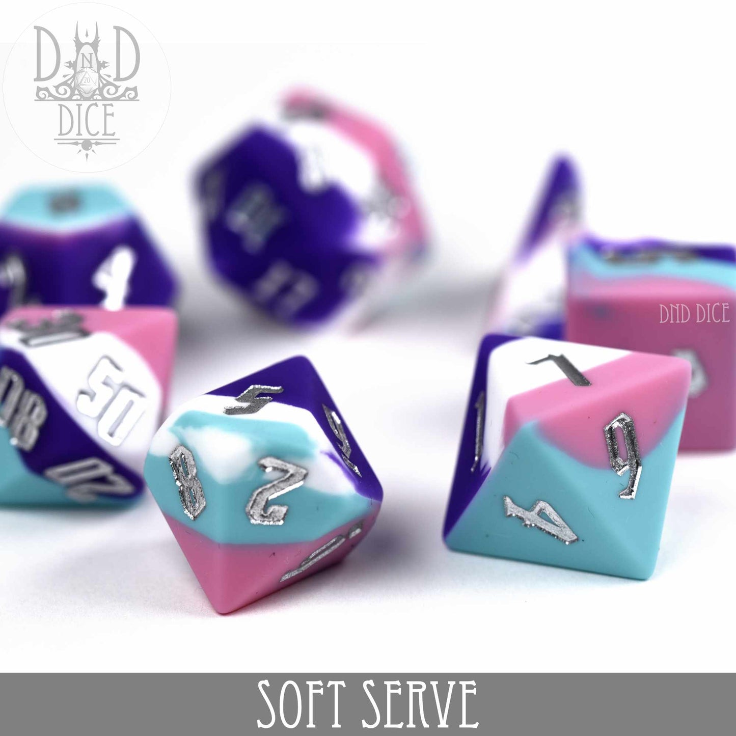 Soft Serve Silicone Dice Set