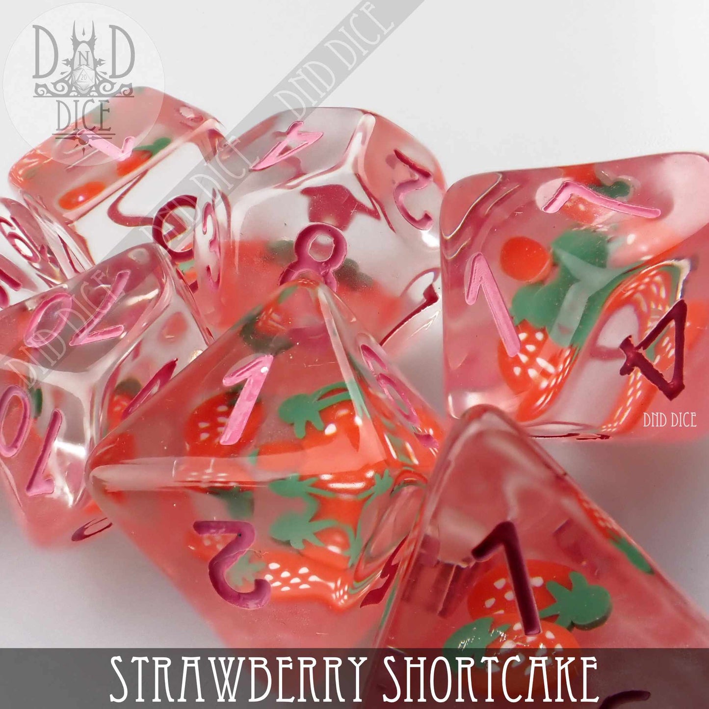 Strawberry Shortcake Dice Set