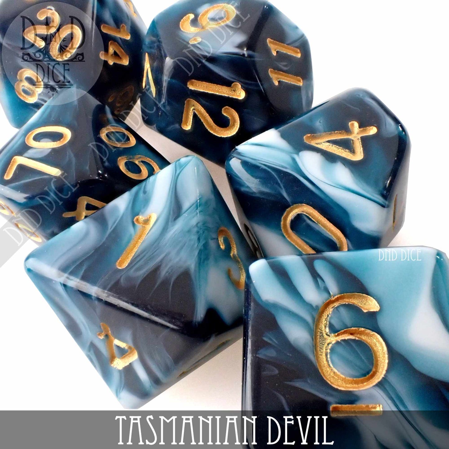 Tasmanian Devil 7 or 11 Dice Set