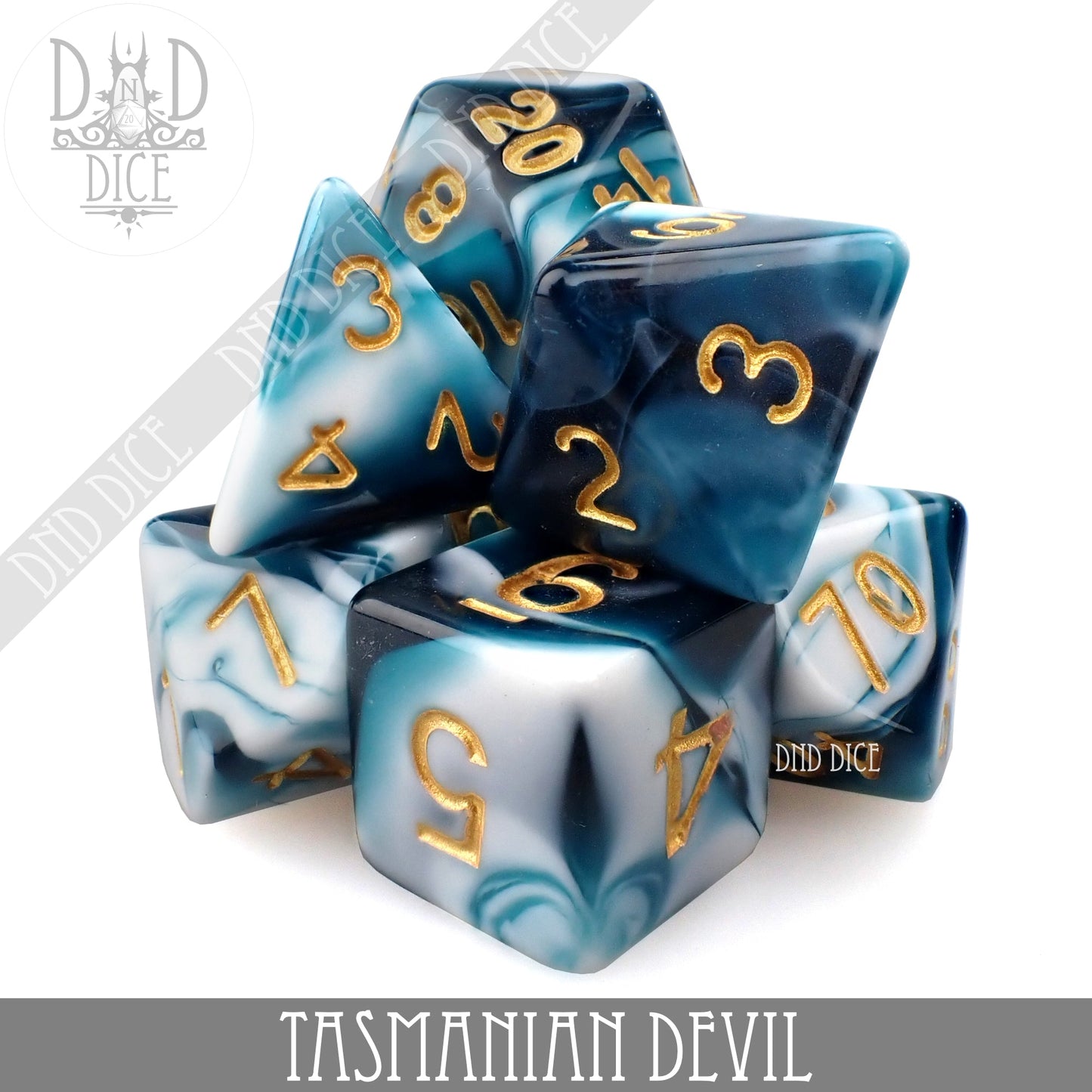 Tasmanian Devil 7 or 11 Dice Set